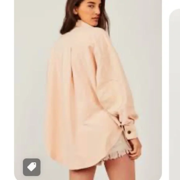 NEW Free People Ruby Jacket in Peach - Picture 3 of 6